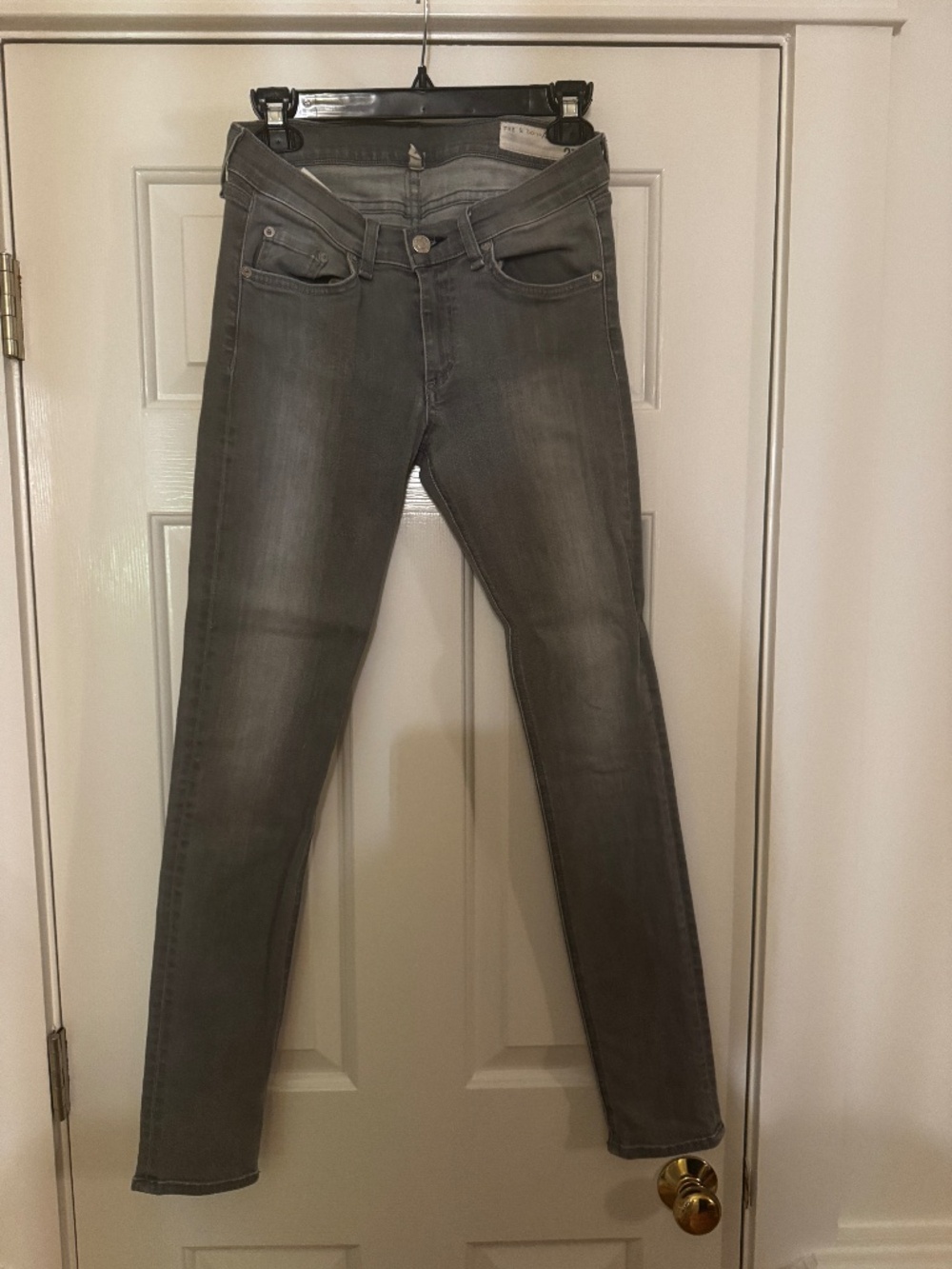 Rag & bone Soft Gray Skinny jean, Size 27